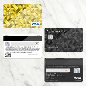 Bank Card Template Plus
